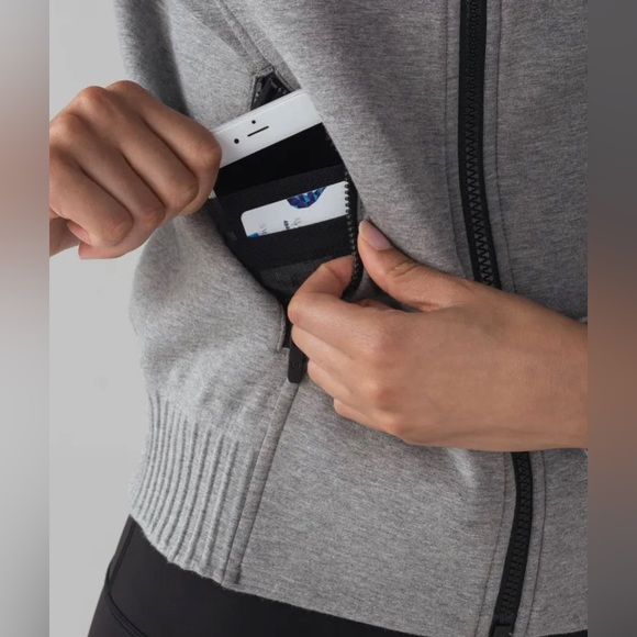 Lululemon grey bomber jacket - Picture 8 of 10